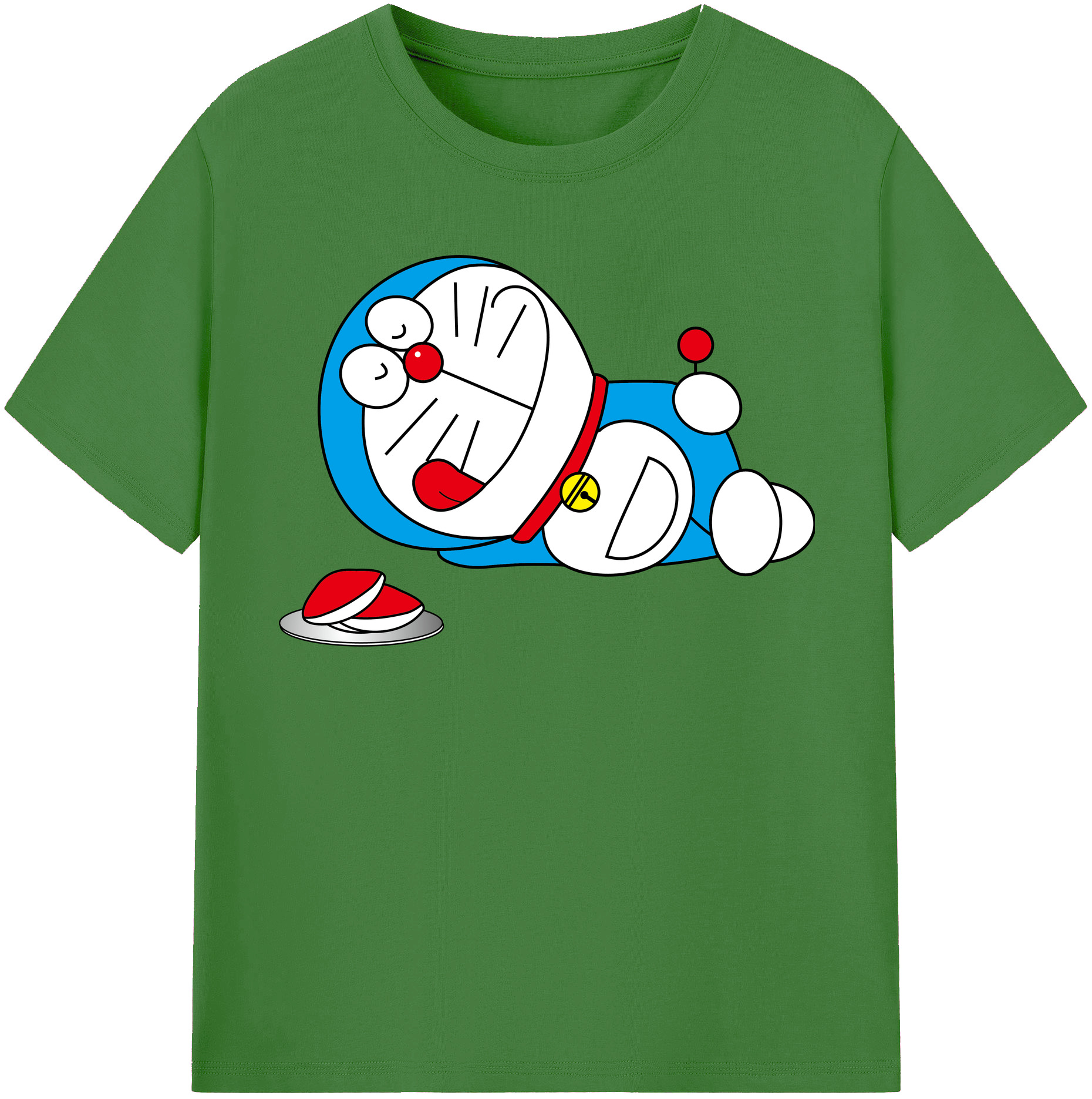 （画像用） ドラえもん Doraemon レディースカジュアルプリントTシャツ（綿100％）